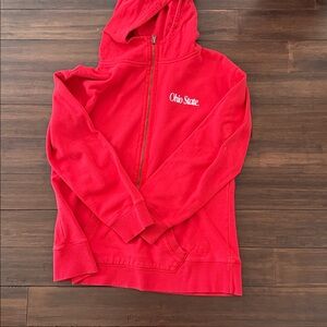J. America Red Zip-Up Hoodie